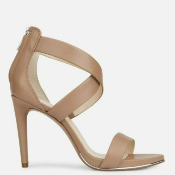 Kenneth Cole Brooke Cross High Heel Sandals-8.5 - Picture 6 of 9